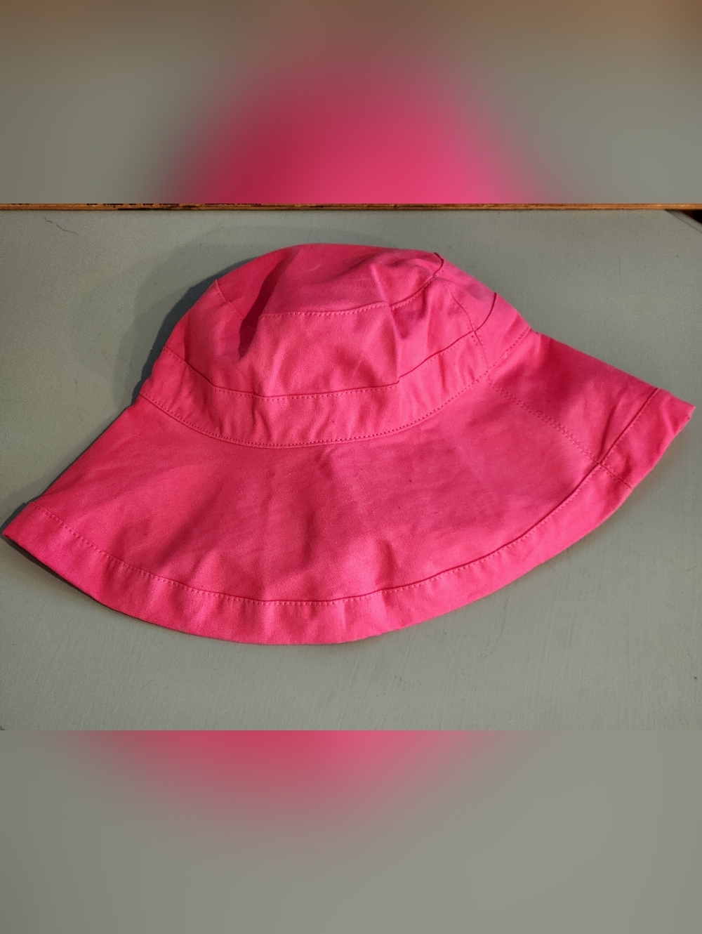 New NWOT Simplicity Women's Hot Pink Drawstring Bucket Sun Hat